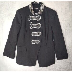 LaRok Women's Embellished Jacket Sz L